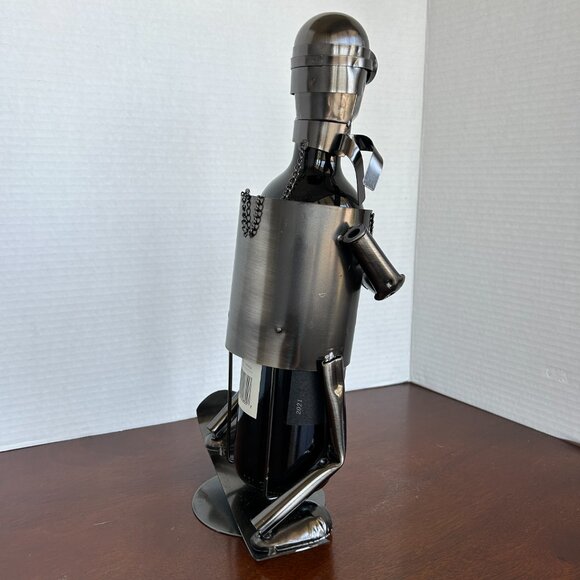 Pronto Innovations SNOWBOARDER Metal Wine Bottle Holder Caddy - Picture 6 of 11